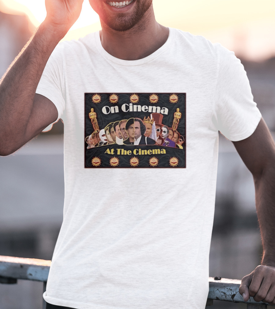 On Cinema At The Cinema Tim Heidecker Gregg Turkington Oscar Iconic Film Characters T-Shirt