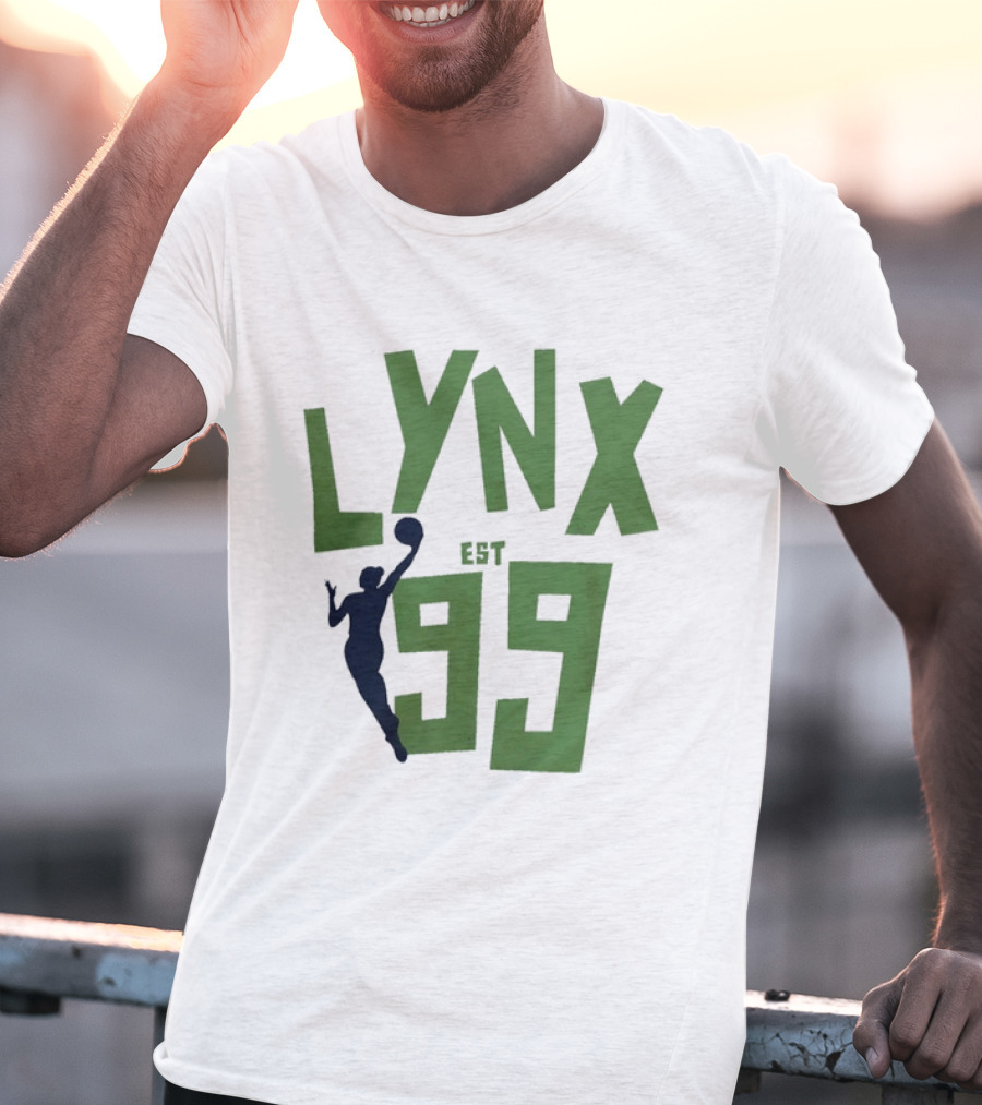Playa Society Minnesota Lynx Est 99 Basketball Jumper T-Shirt