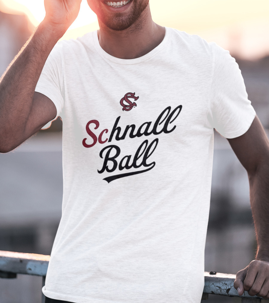 South Carolina Schnall Ball SC Gamecocks T-Shirt