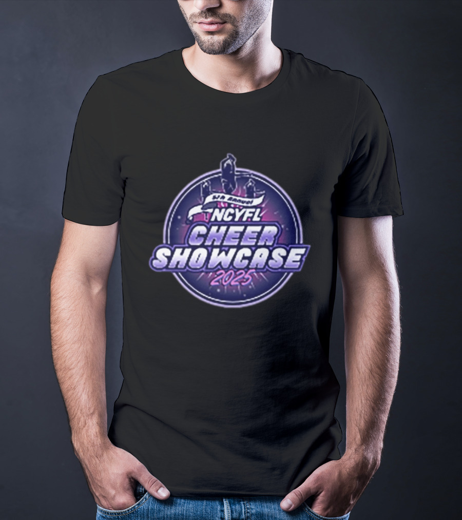 5th Annual NCYFL Cheer Showcase 2025 Event T-Shirt
