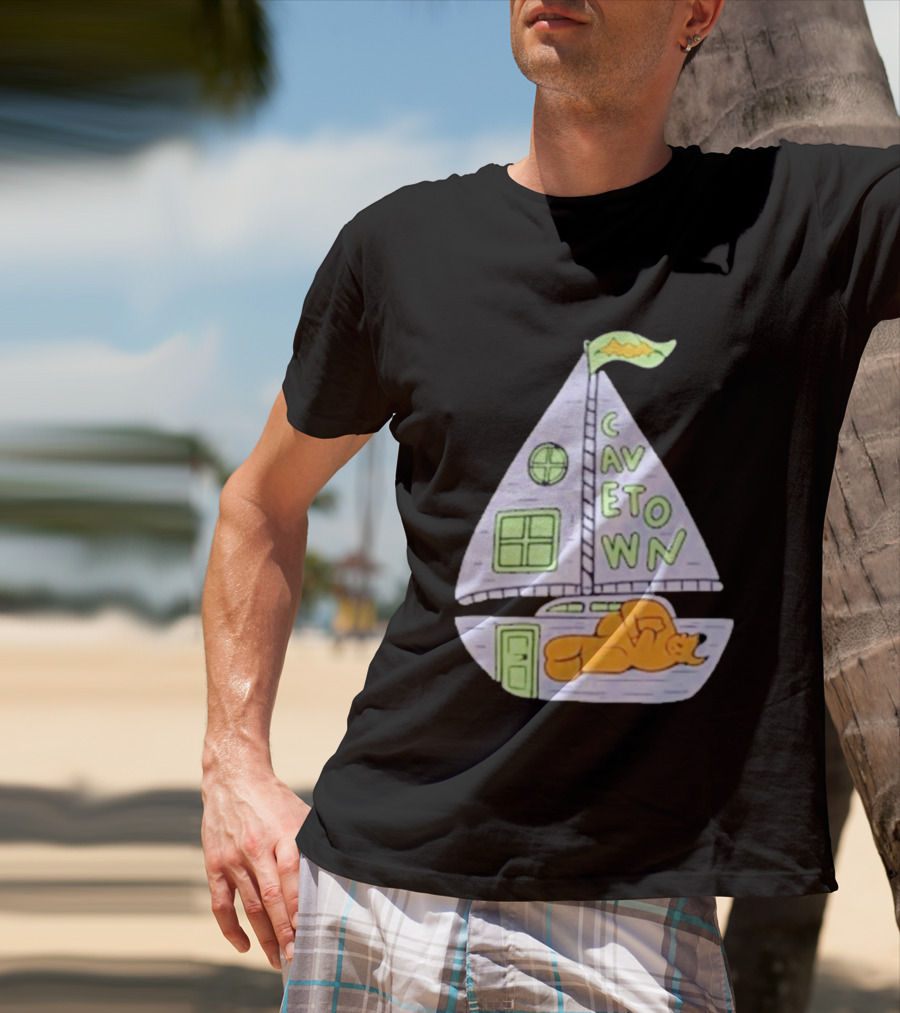 Cavetown Running With Scissors 2026 USA Tour Sail Boat T-Shirt