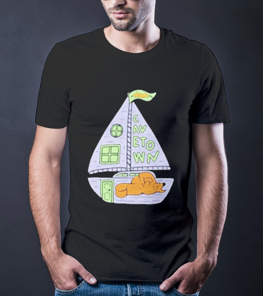 Cavetown Running With Scissors 2026 USA Tour Sail Boat T-Shirt