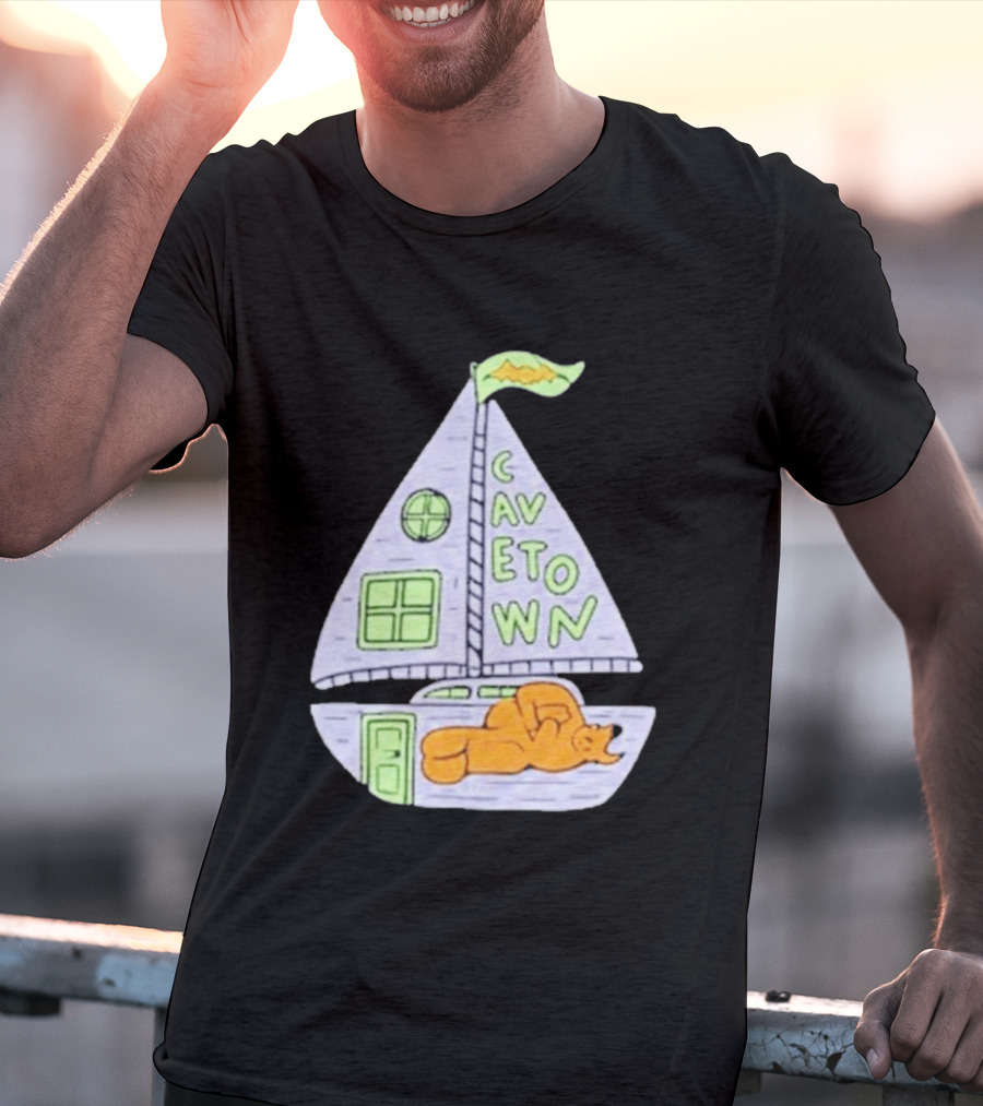 Cavetown Running With Scissors 2026 USA Tour Sail Boat T-Shirt