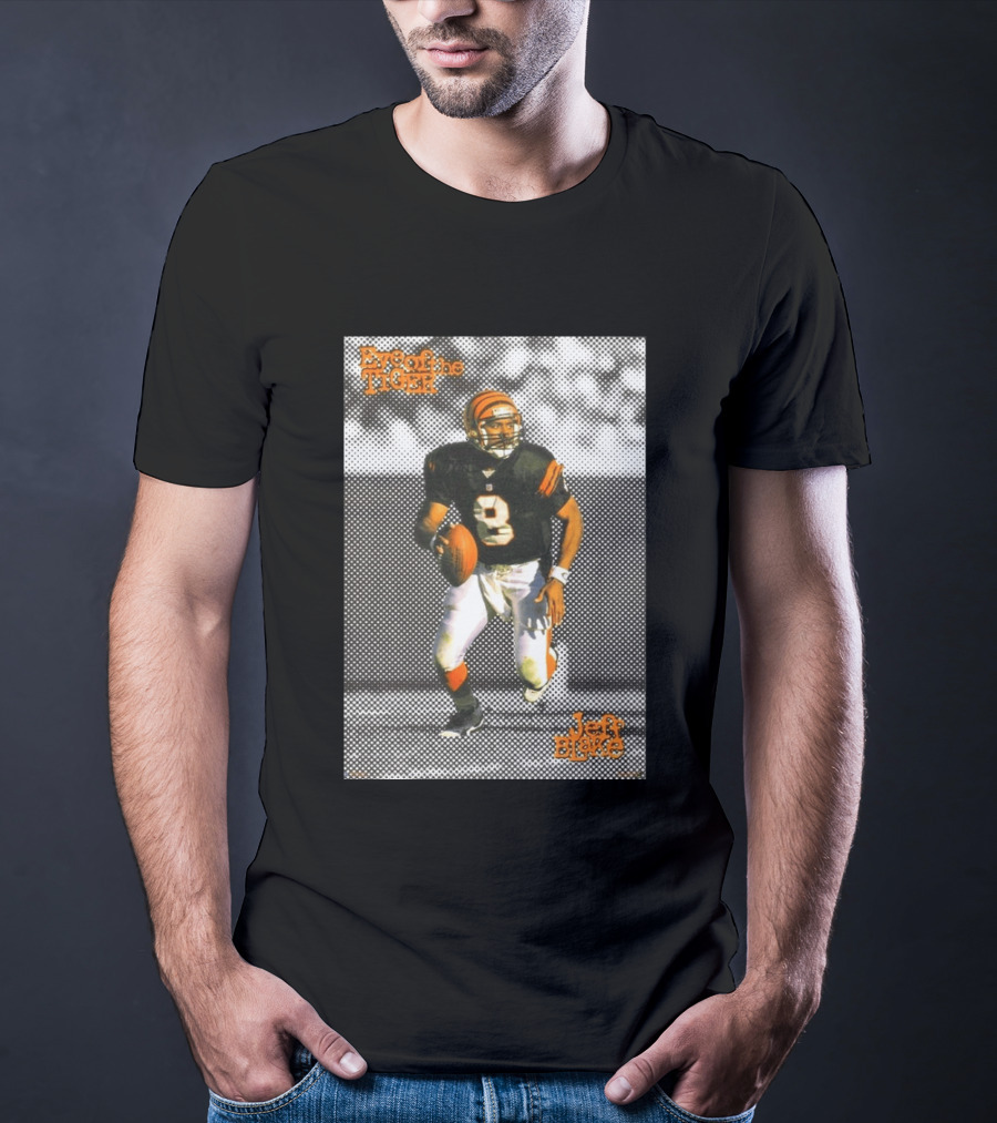 Jeff Blake Eye Of The Tiger Cincinnati Bengals Football QB T-Shirt