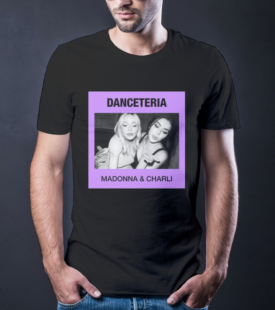 Danceteria Madonna & Charli Nostalgia 80s Club Scene T-Shirt