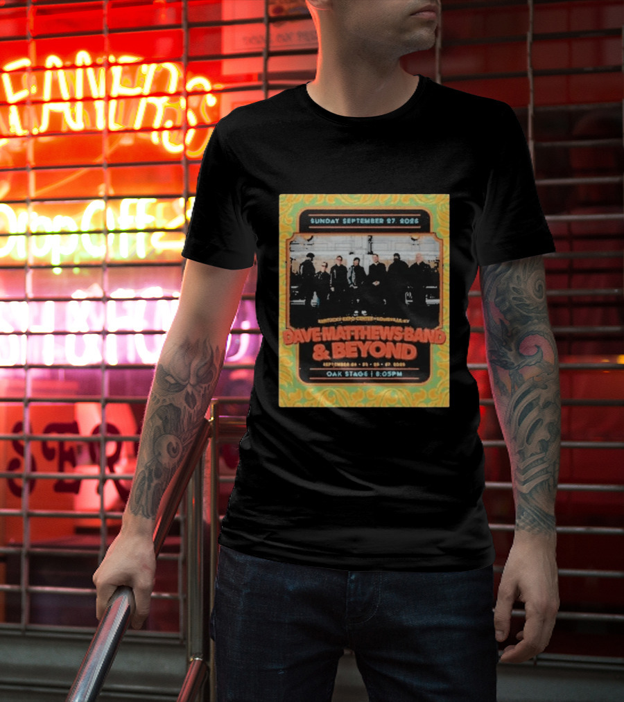 Dave Matthews Band And Beyond Live At Kentucky Expo Center Louisville September 24 27 2026 T-Shirt