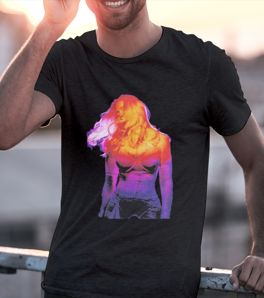 Madonna My Sins Are My Savior Neon Effect T-Shirt