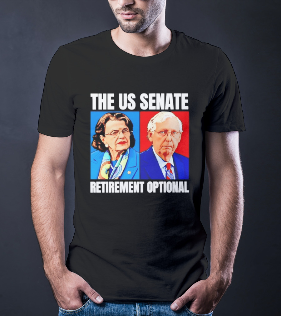 Dianne Feinstein Mitch McConnell The US Senate Retirement Optional T-Shirt