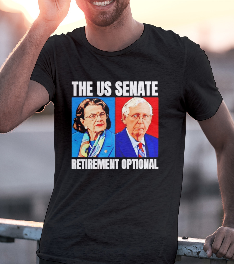Dianne Feinstein Mitch McConnell The US Senate Retirement Optional T-Shirt