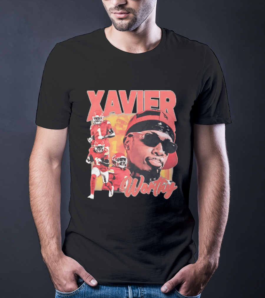Xavier Worthy Kansas City Chiefs Football Player T-Shirt