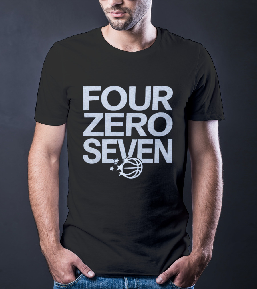 Four Zero Seven Basketball Stars T-Shirt