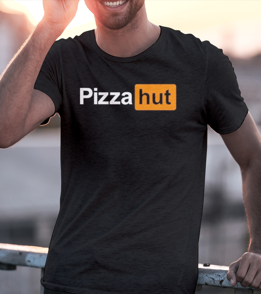 Pizza Hut Retro Branding Fast Food Nostalgia T-Shirt