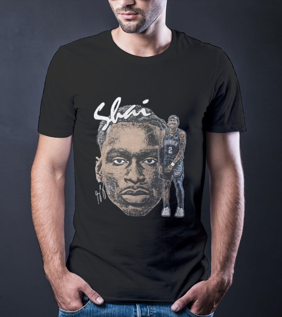 Shai Gilgeous Alexander Oklahoma City Thunder NBA Basketball T-Shirt