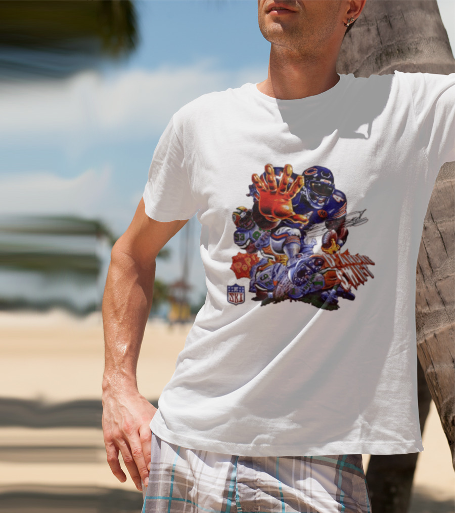 Chicago Bears Pop Art Dandre Swift 4 93 92 NFL T-Shirt