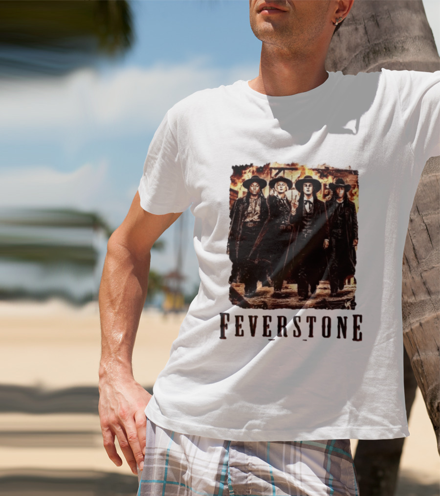 Feverstone Western Outlaw Group Cowboy Gunslinger T-Shirt