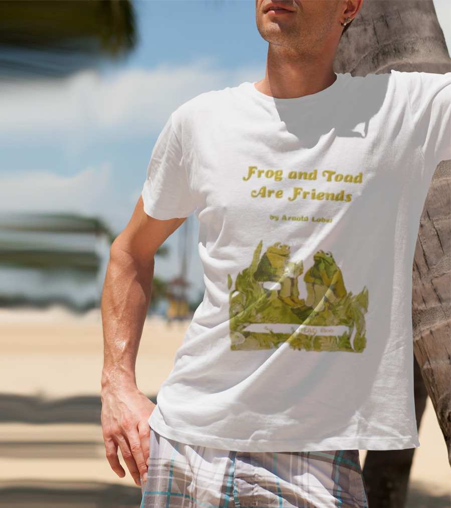 Frog And Toad Are Friends By Arnold Lobel Book Cover T-Shirt