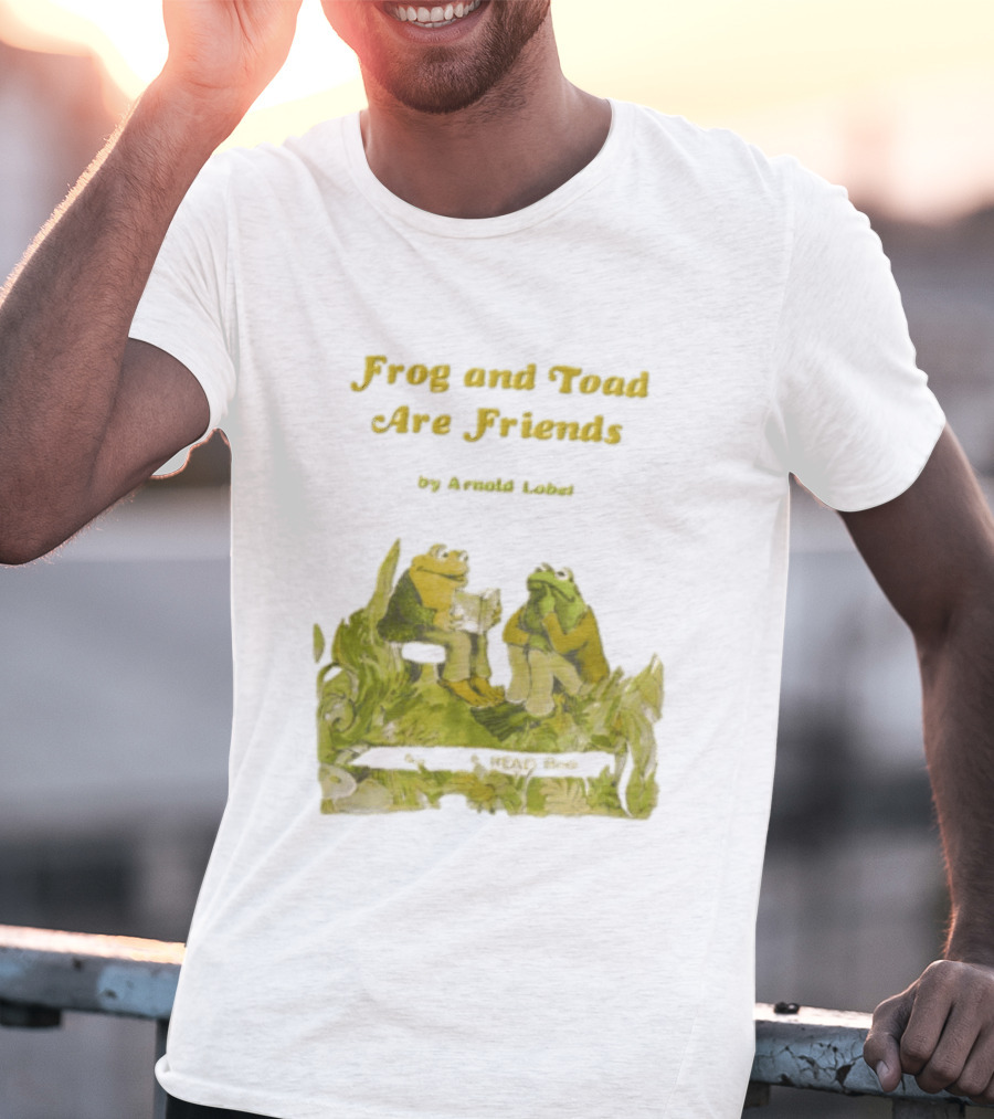 Frog And Toad Are Friends By Arnold Lobel Book Cover T-Shirt
