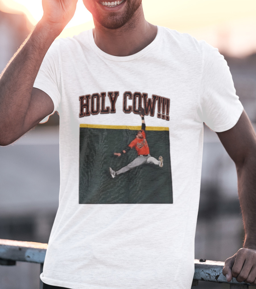 Holy Cow Colton Cowser Baltimore Orioles Catch 2026 T-Shirt