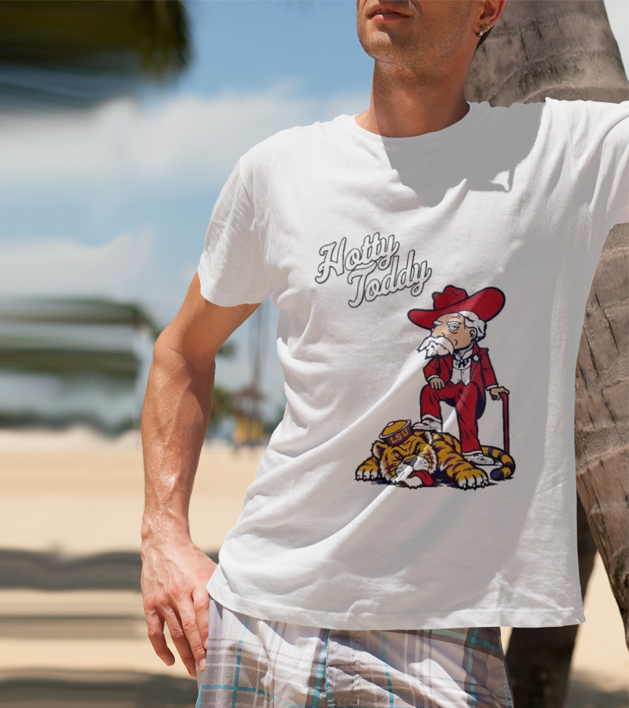 Hotty Toddy Ole Miss Mascot Triumph Over LSU Tiger 2026 T-Shirt