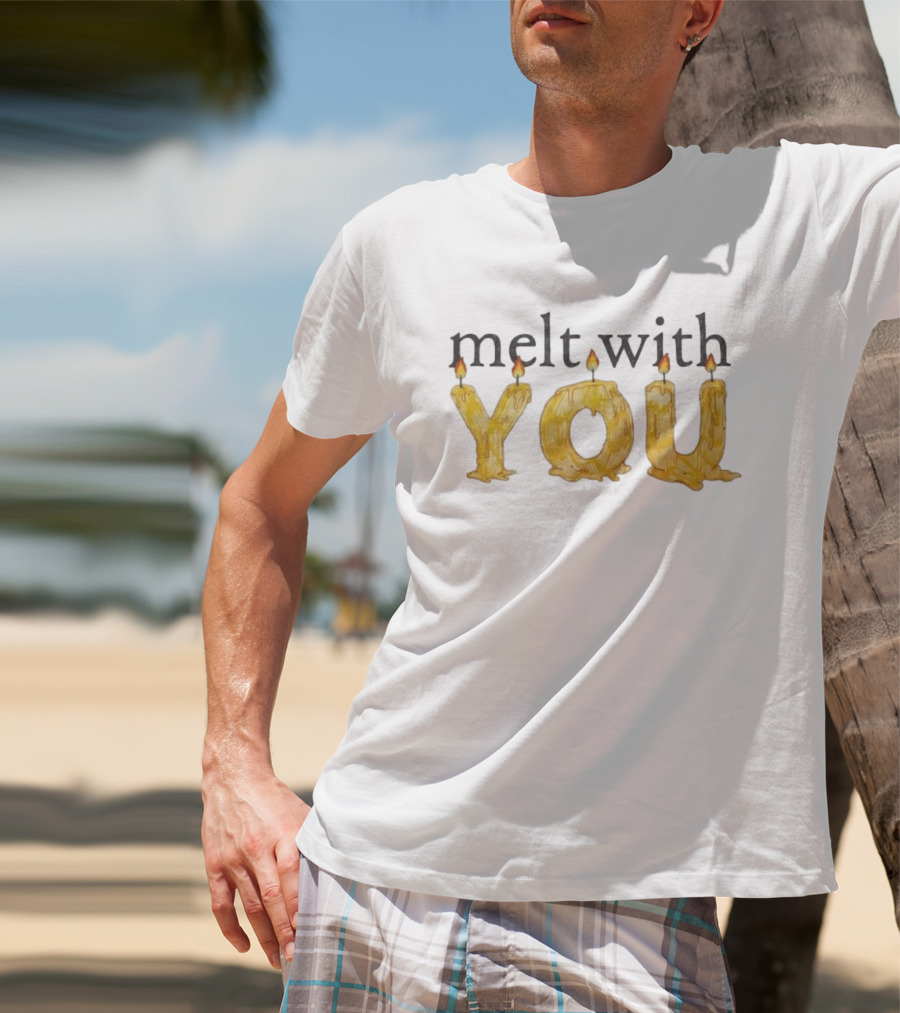 Olivia Rodrigo Melt With You Candle Wax Letters T-Shirt
