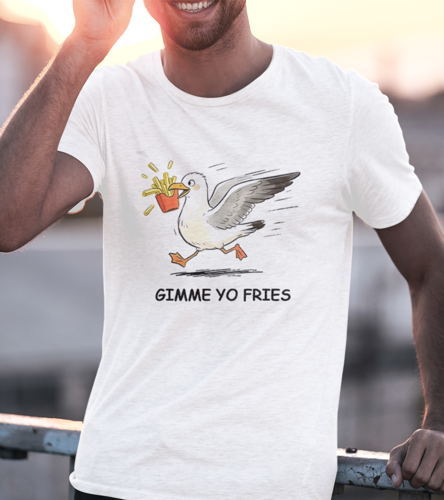 Seagull Gimme Yo Fries Speedy Snack Chase T-Shirt