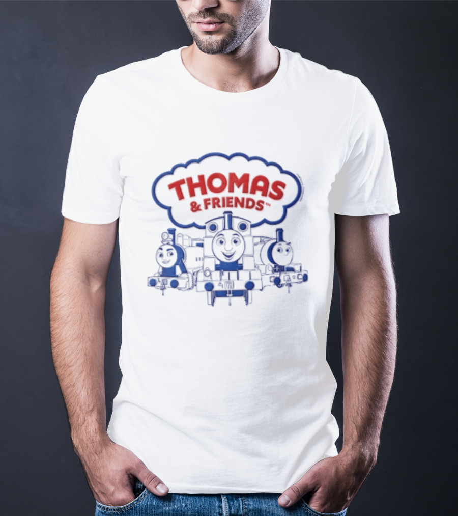 Thomas & Friends Blue Line Train Characters T-Shirt