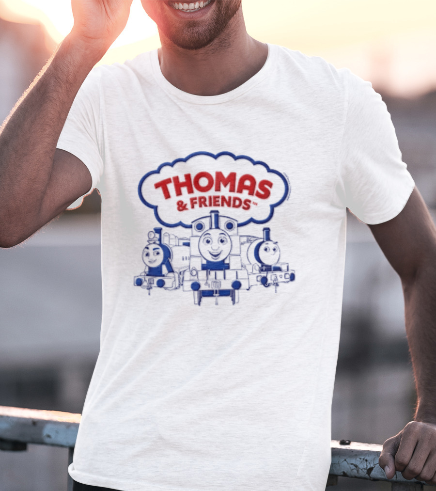 Thomas & Friends Blue Line Train Characters T-Shirt