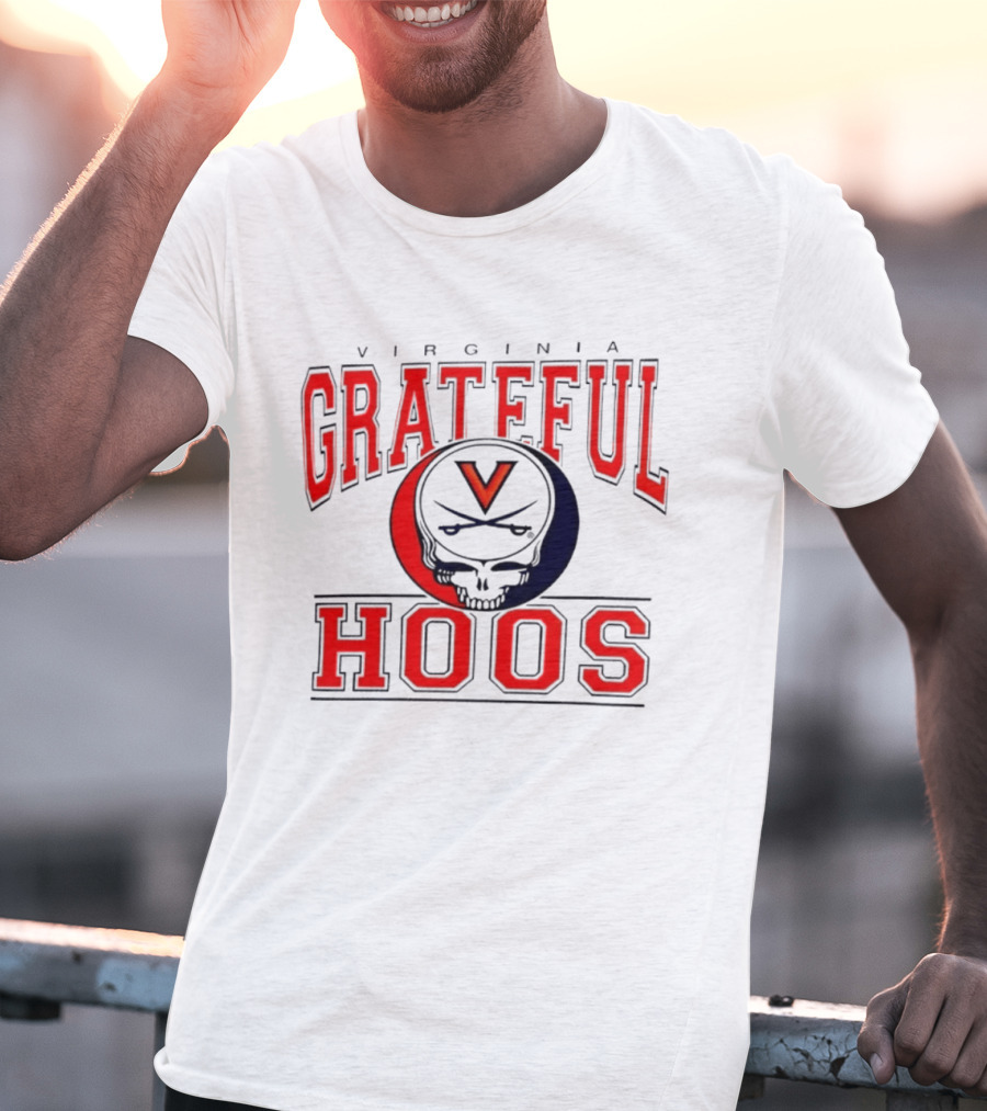 Virginia Grateful Hoos Logo UVA College Sports T-Shirt