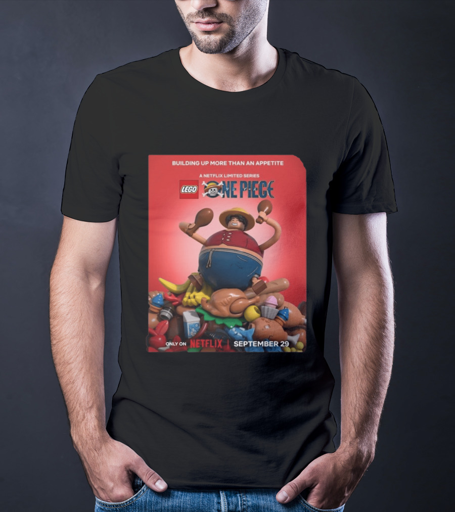 LEGO One Piece Building Up More Than An Appetite A Netflix Limited Series September 29 T-Shirt