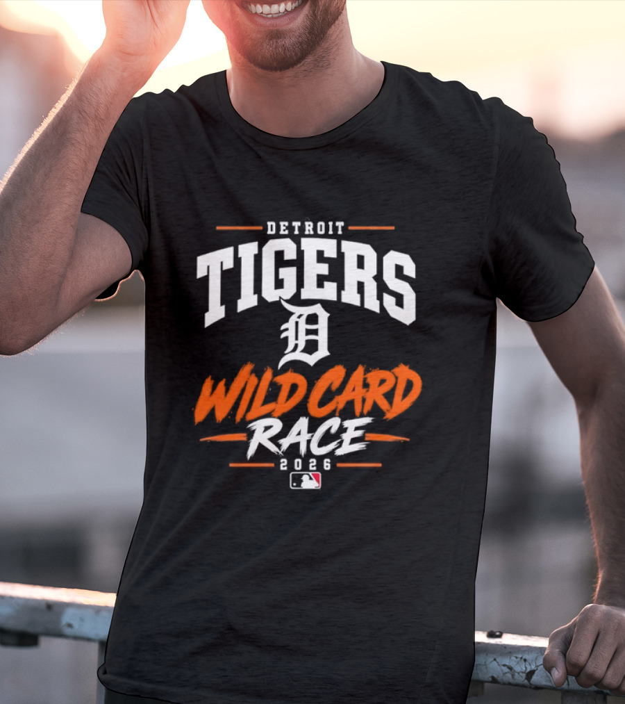 Detroit Tigers Wild Card Race 2026 MLB T-Shirt