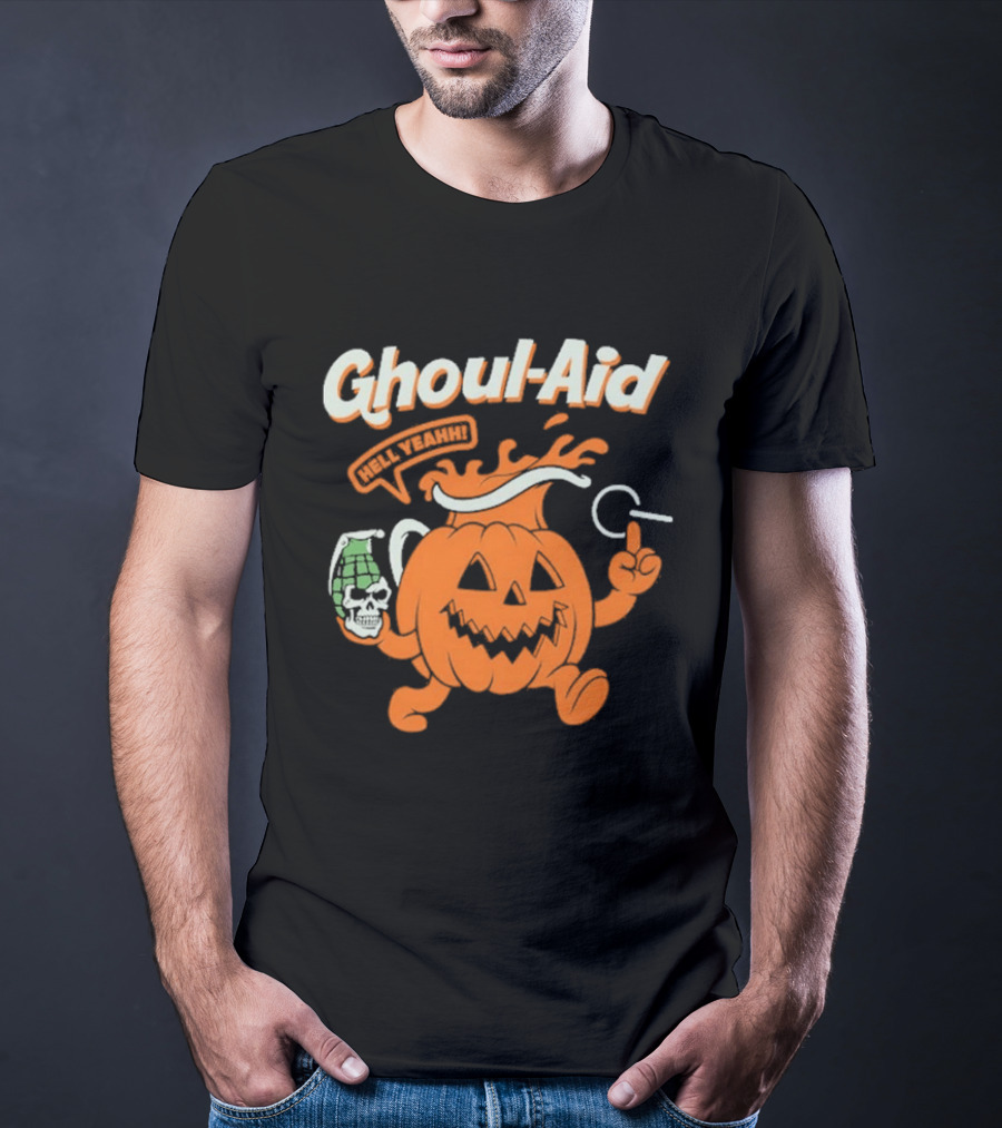 Ghoul Aid Oh Yeah Halloween Pumpkin T-Shirt
