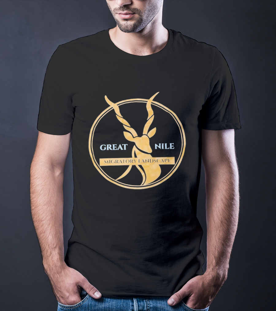 Great Nile Migratory Landscape Antelope T-Shirt