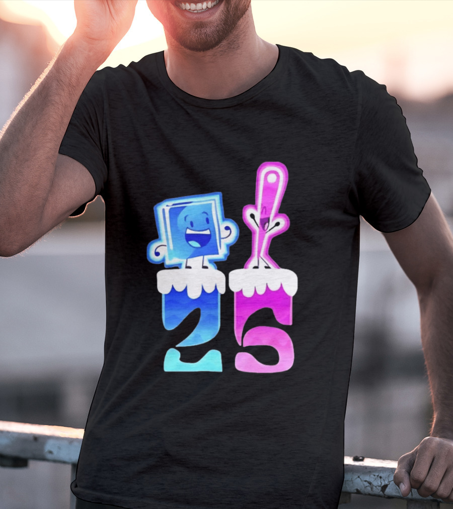 Ice Cube And Needle Battle For Dream Island 25 T-Shirt