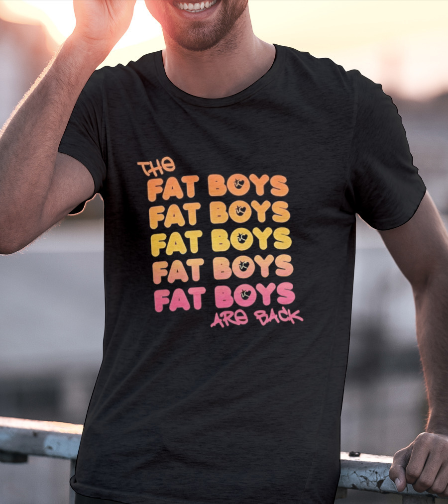 The Fat Boys Are Back 80s Hip Hop Rap Group T-Shirt