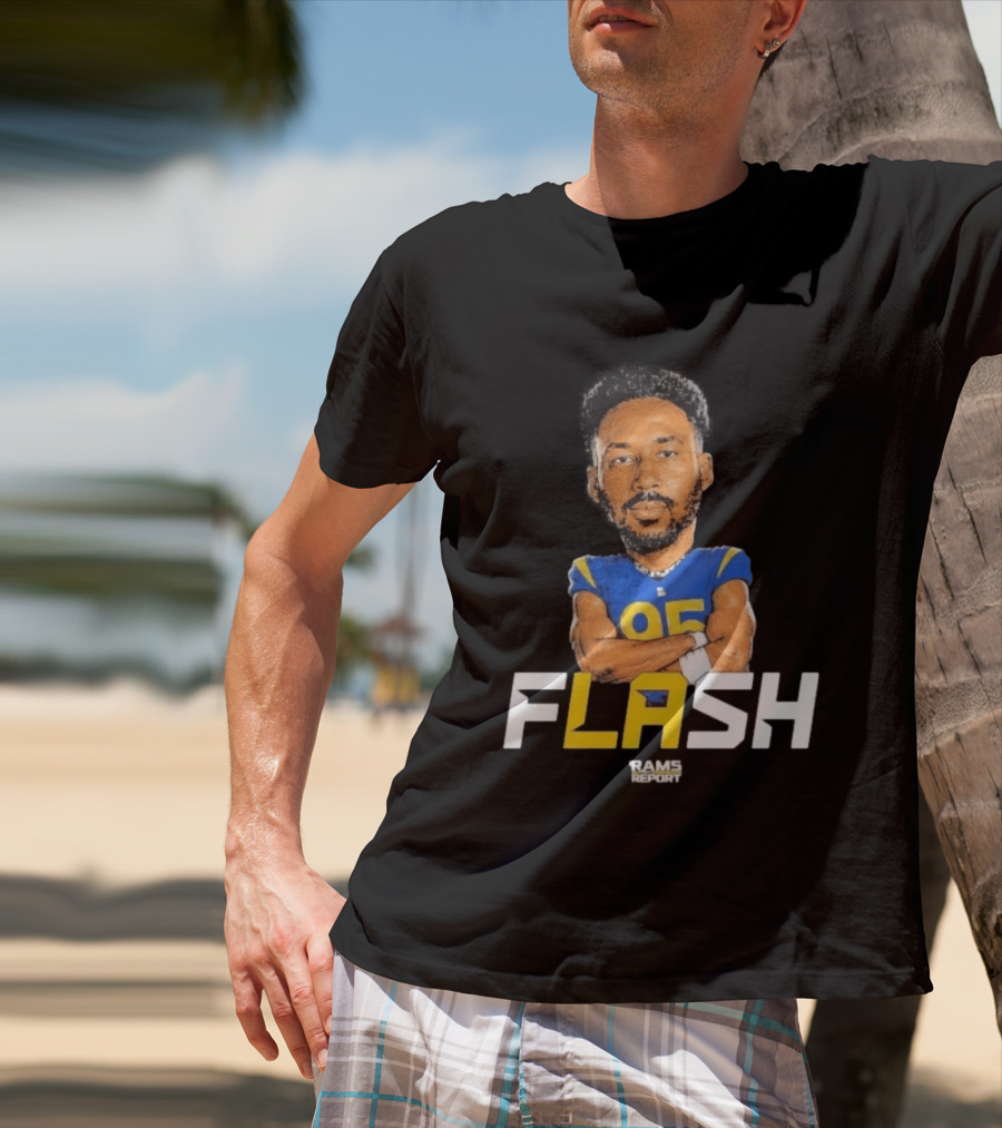 Flash Rams Report Jackson Durham LA Los Angeles Rams T-Shirt