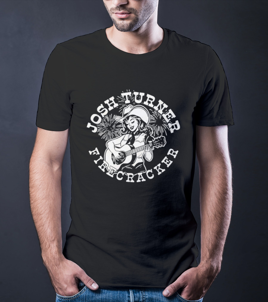 Josh Turner Firecracker Distressed Country Music T-Shirt