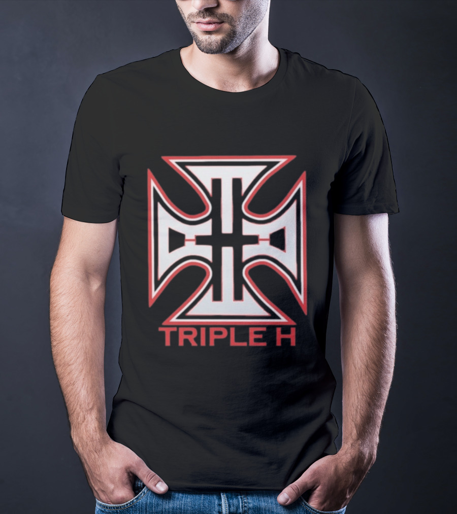 Triple H Iron Cross WWE Wrestling The Game T-Shirt