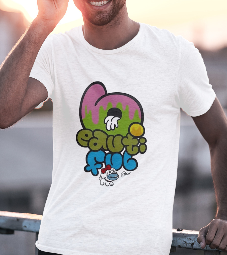 Beautiful Graffiti Melting Popsicle Drip T-Shirt
