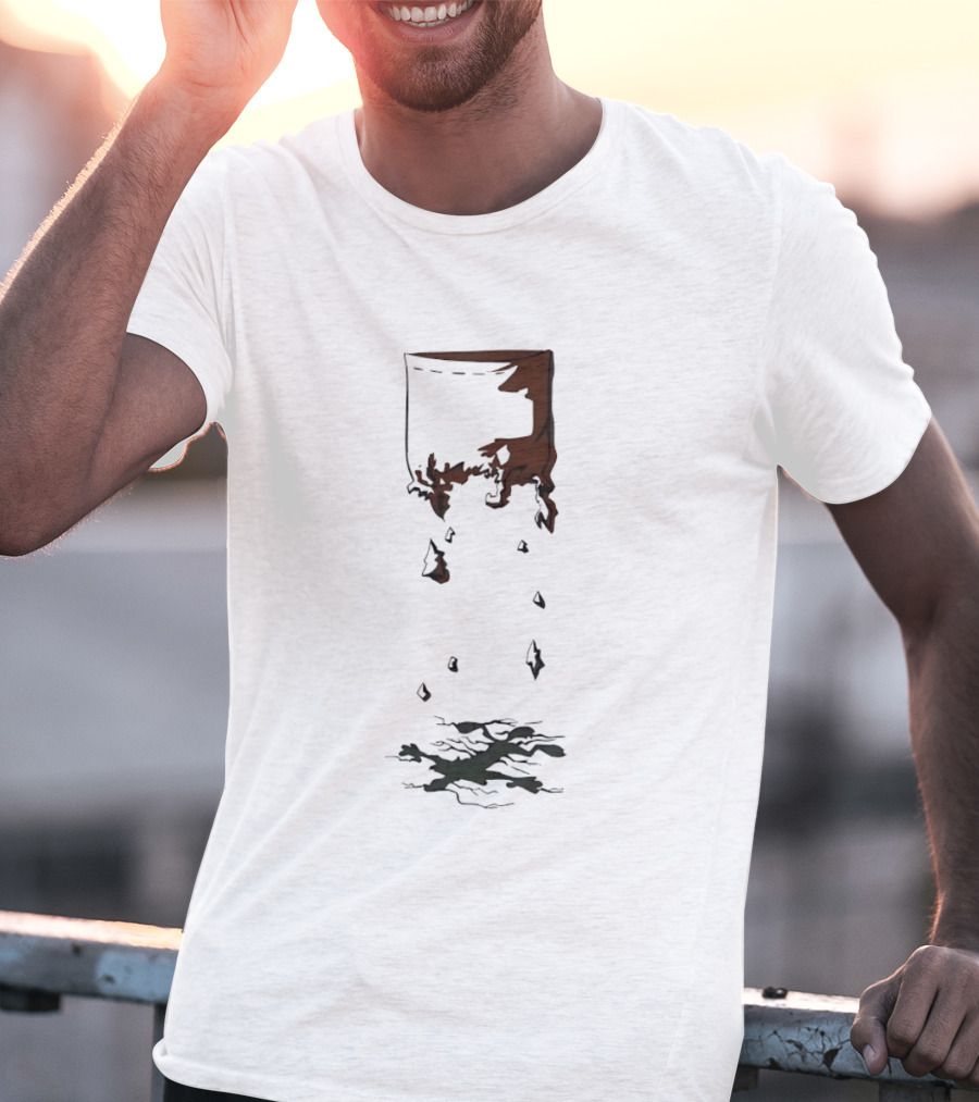 Calvin Falling From Pocket Parody Style Bill Watterson T-Shirt