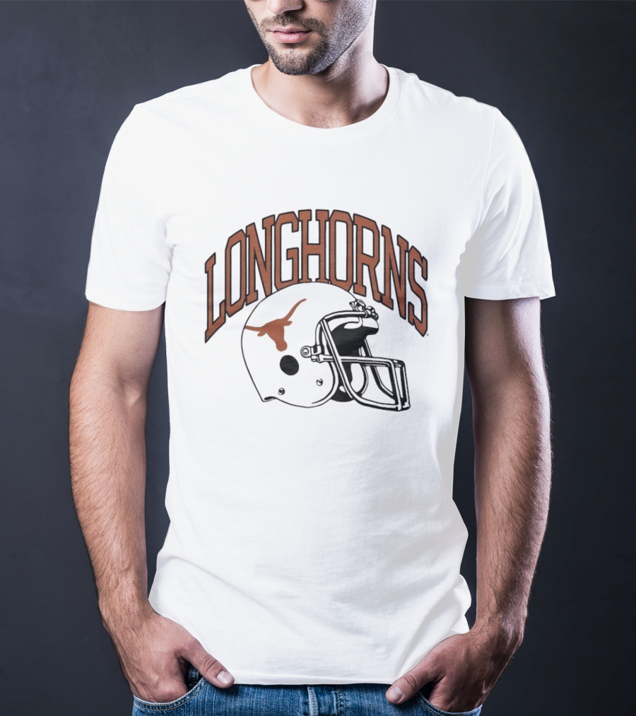 Texas Longhorns Football Helmet Longhorns T-Shirt