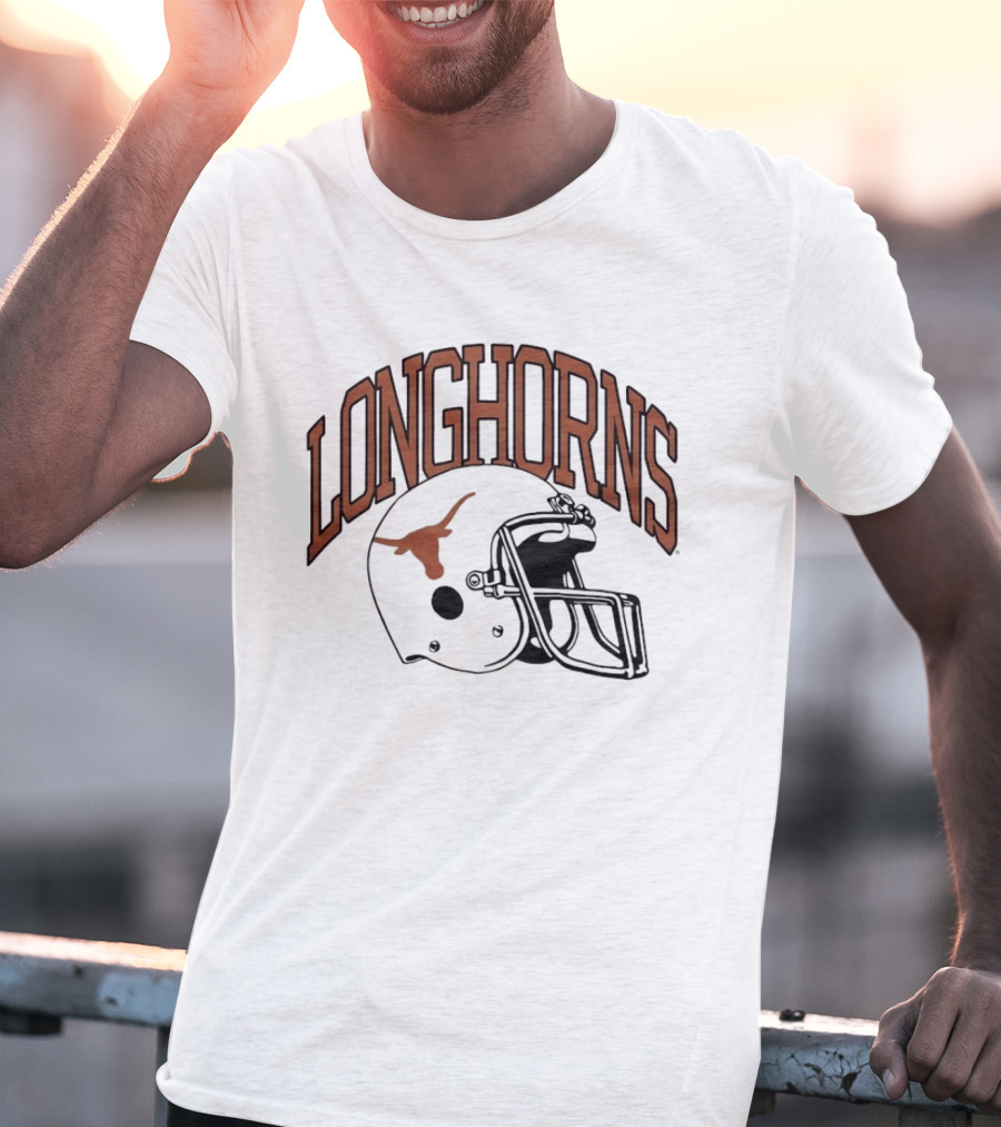 Texas Longhorns Football Helmet Longhorns T-Shirt