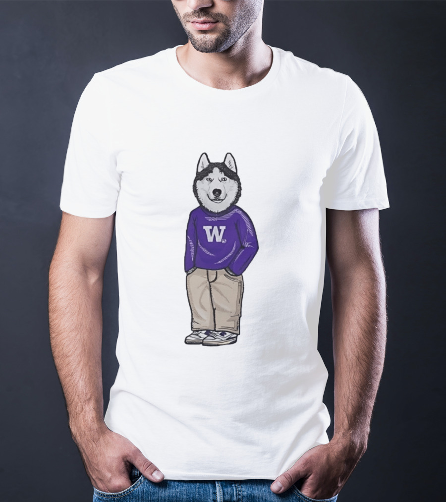 University Of Washington Husky Streetwear Boy UW W T-Shirt