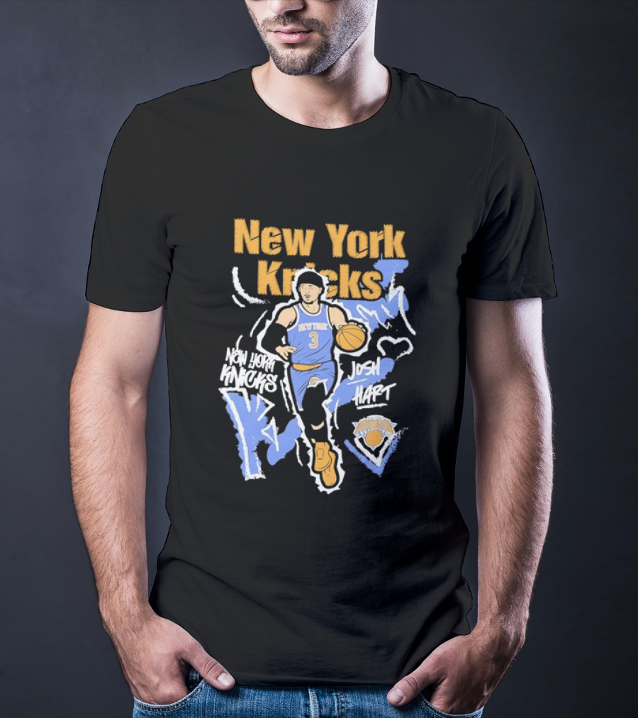 New York Knicks Josh Hart 3 NBA Basketball Player T-Shirt