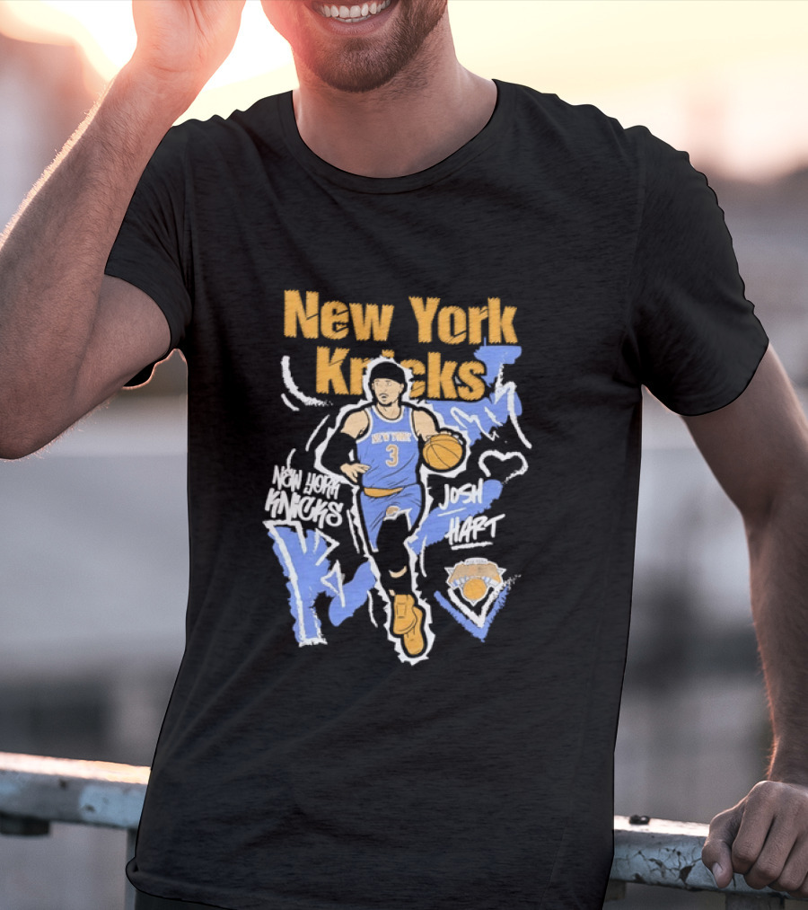 New York Knicks Josh Hart 3 NBA Basketball Player T-Shirt