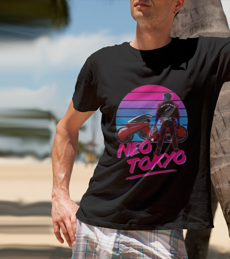 Kaneda Neo Tokyo Good For Health Bad For Education T-Shirt