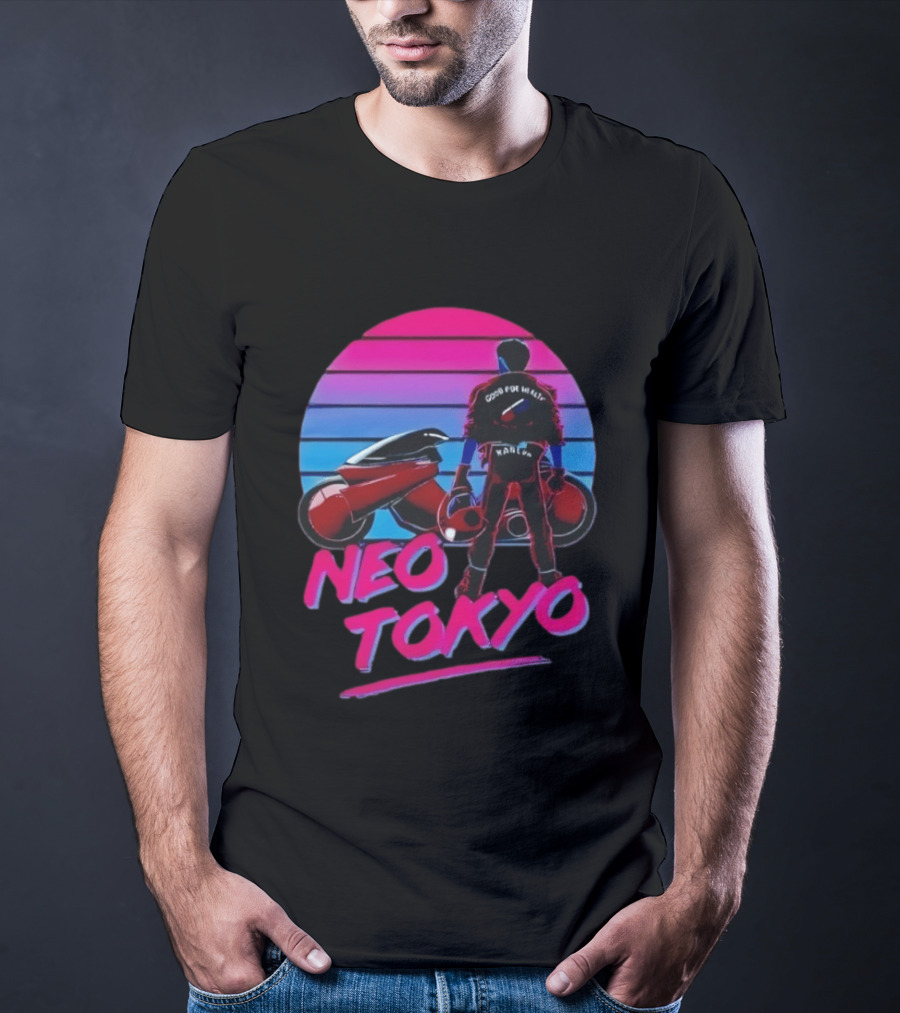 Kaneda Neo Tokyo Good For Health Bad For Education T-Shirt
