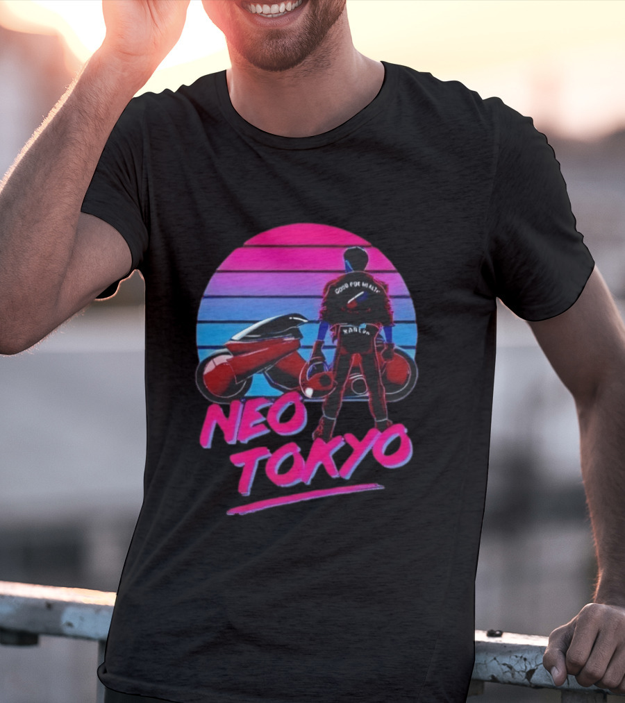 Kaneda Neo Tokyo Good For Health Bad For Education T-Shirt