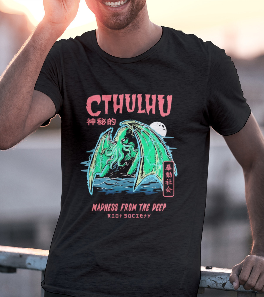 Cthulhu Madness From The Deep Riot Society T-Shirt
