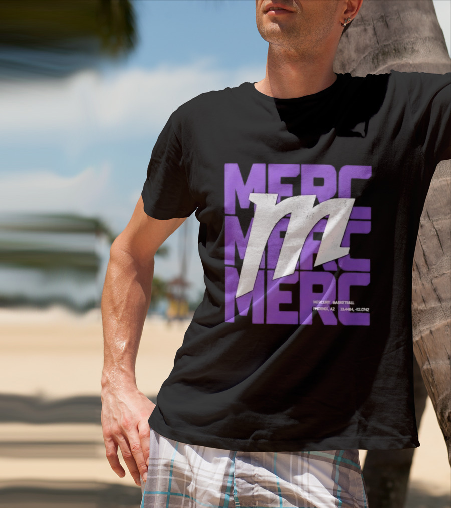 Phoenix Mercury X Factor MERC Basketball Team WNBA Arizona T-Shirt