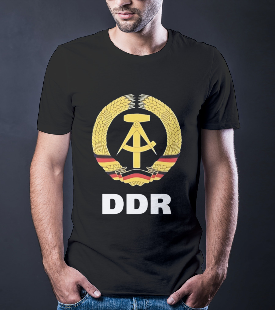 DDR German Democratic Republic Emblem East Germany T-Shirt
